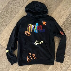 Nike Black Hoodie with Logo Tag